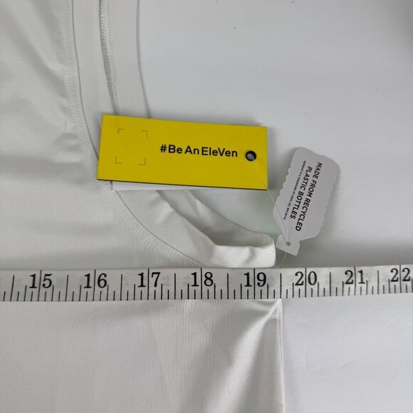 EleVen by Venus Williams NEW Peace Maker Tank White Women Lrg Activewear Tennis - Picture 8 of 9